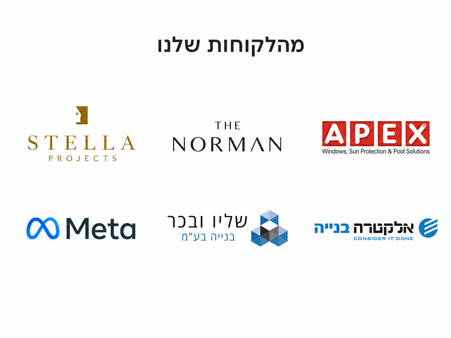 מהלקוחות שלנו